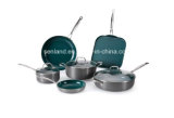 9-Piece Aluminum Non-Stick Cookware Set with Stainless Steel Handle