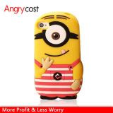 Hot Selling Design 3D Despicable Me Minions Silicone Rubber Case for iPhone 5