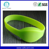 Hot Sale! 125kHz/134.2kHz RFID Green Silicone Bracelets