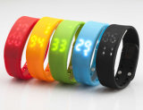 Colourful 3D Pedometer Smart Bracelet for Sports