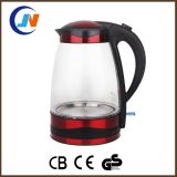 1.8L Blue LED Cordless Electric Glass Kettle with Color Changing