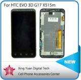 Original LCD with Touch Screen Digitizer for HTC Evo 3D G17 X515m Frame Assembly Replacement Black