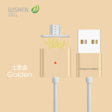Wsken Double Metal Magnetic Cable for Mirco USB
