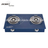 Blue Tempered Glass Cook Top Gas Stove for Nigeria Sale