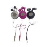 Retractable Earphone for iPhone and iPod