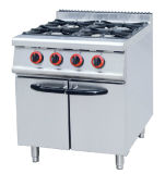 Gas Range 4 Burners with Cabinet