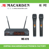 UHF Infrared Two Channel Wireless Microphone System (MC-878)