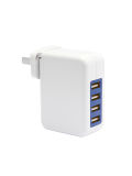 4 USB Ports Travel Adapter Wall Charger 5V 4A