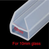 Transparent Silicone Shower Glass Door Rubber Seal for 6mm, 10mm Glass