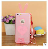 Cartoon Love Rabbit Mobile Phone Case for iPhone 5/6/6plus