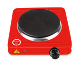 Red Single Burner Electric Cooking Hot Plate