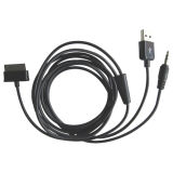 2-in-1 Charge and Audio Cable for Samsung Galaxy Tab