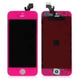 LCD with Touch Screen Digitizer&Home Button for iPhone 5-Hot Pink