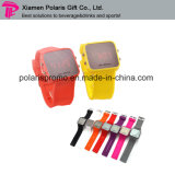 Promotional Digital LED Electronic Waterproof Silicone Sport Watch for Men