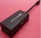 5 Pin Micro-B USB to HDMI Mhl Adapter Black Color