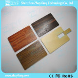 4 Colors Wood Card USB Flash Drive for Gift (ZYF1338)