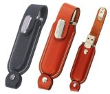Leather USB Flash Drive with 5 Years Warranty (C-48)