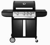 Large Cooking Capacity Range Gas BBQ Grill with Trolly Cart
