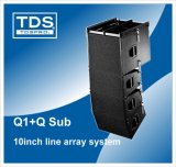 8 Ohms Neodymium Driver (Q1+Q SUB) for Dual 10inch Line Array System