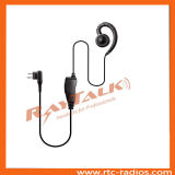 Single Wire with Push to Talk and Swivel Ear Hook