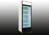 550L Upright Hinged Glass Door Display Cooler/Upright Display Refrigerator