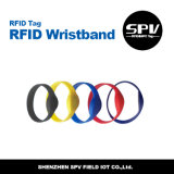 13.56 MHz RFID Silicone Wristband F08