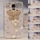 Crystal Handmade Lady's Rhinestone Cover Case for Samsung Galaxy S5 I9600 Phone
