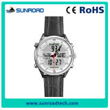 High Quality Fishing Barometer Watch Made of Real Leather