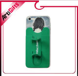 Promotion Eco-Friendly Silicone Mobile Phone Stand and Card Holder