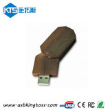 Bamboo Wooden Swivel USB Flash Drive with Engaved Logo