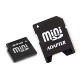 64MB Minisd Memory Card Mini SD with Adapter