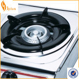 2 Burners Stainless Steel 710mm Length Iron Gloden Cap Gas Cooker/Gas Stove Jp-Gc206