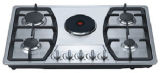 Dual Function 4 Burner Gas Hob with Hotplate - (GHE-S805C)