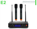 Professional Audio Two Channels Wireless Microphone E2