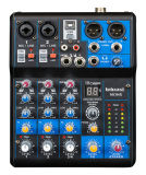 48V Phantom Power Mc04 Audio Mixer