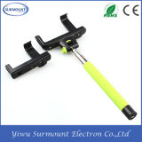Wireless Bluetooth Mobile Phone Self Monopod for iPhone 4S/5/5s Green