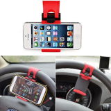 Universal Car Steering Wheel Clip Mount Holder for Mobile Phone GPS