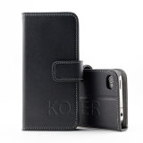Genuine Leather Wallet Mobile Phone Case for iPhone 5/5s