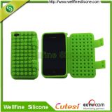 Cartoon Cover Silicone Cases for iPhone 4,Stand Holder for Ipone4s 4G, (WF1200325)