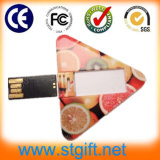 Triangle or Circular Creative Promotional Gifts Credit Card USB Flash Drive