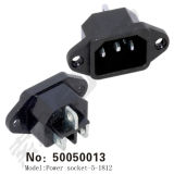 Rice Cooker Power Socket with Ear (iron) Rice Cooker Connector (50050013)