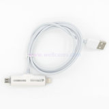 2 in 1 Lighting USB Charger/Data Cable for iPhone/Samsung etc