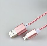 Metal Cover Micro Fabric Braid Cable for Samsung USB Cable Colors