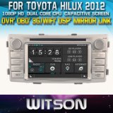 Witson Car DVD Player with GPS for Toyota Hilux 2012 (W2-D8138T) Mirror Link Touch Screen CD Copy DSP Front DVR Capactive Screen