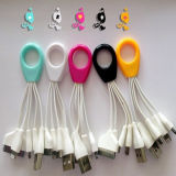 OEM Factory Wholesale Hot Sale 5 in 1 USB Cable for Mobile Phone