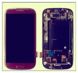 Red with Frame for Samsung Galaxy S3 LCD Display Digitizer Touch Screen Assembly for I9300
