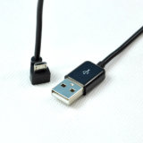 90 Degree USB Cable Af to Micro USB Data Cable USB Charge Cable for Phone