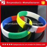 Factory Supply Colorful Thin Silicone Bracelet