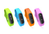 Waterproof Silicon Smart Health Bracelet with Bluetooth 4.0 for Sport