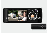 2.7'' Hottest Functional HD LCD Dual Lens with GPS Vehicel Car DVR Recorder Black Box (R301-W300)